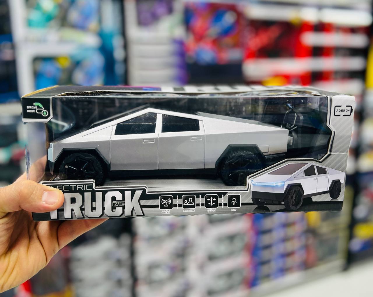 ماشین کنترلی طرح تسلا سایبرتراک شارژی  Cybertruck RC