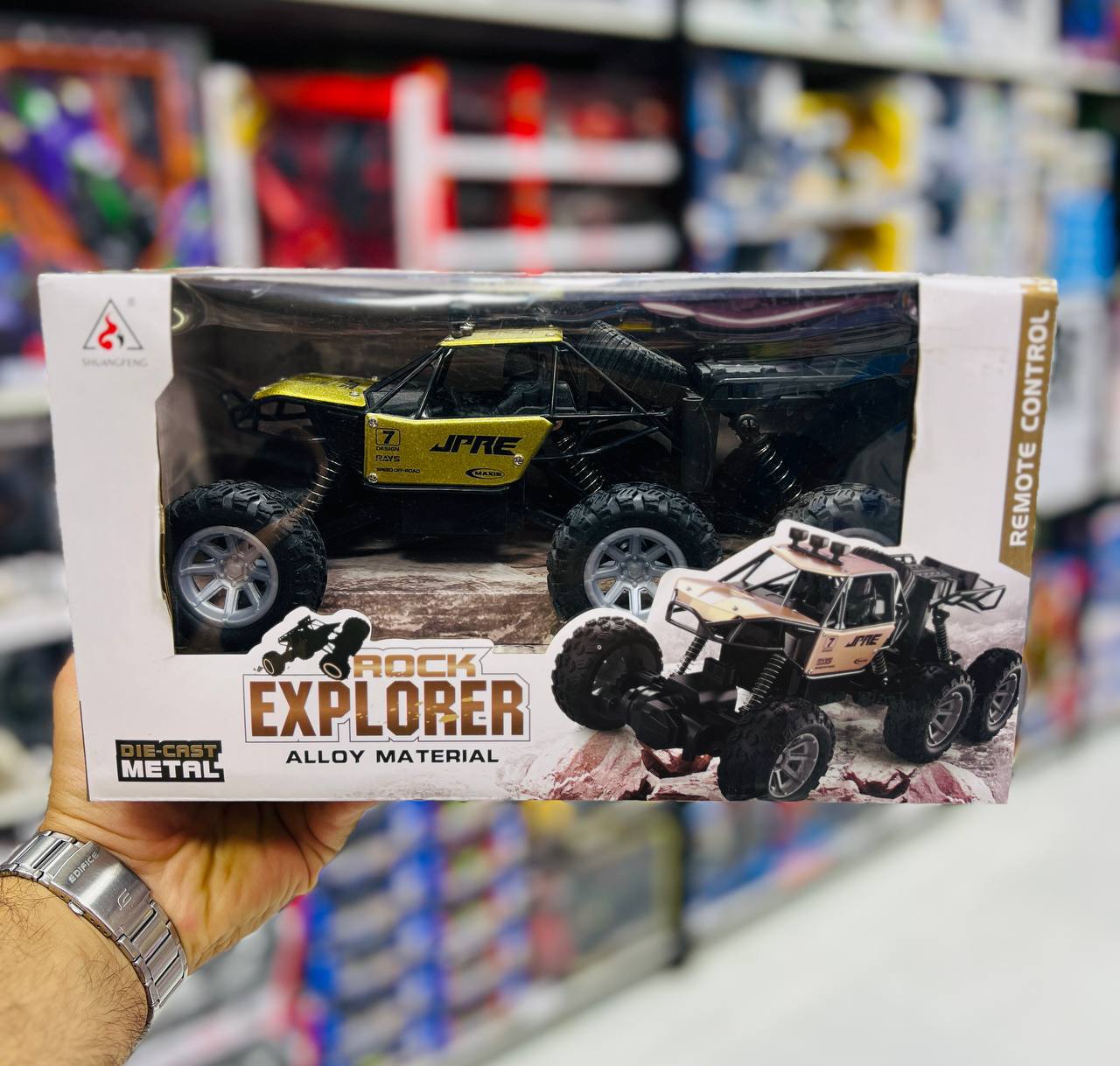 ماشین کنترلی آفرود دودزا موکا مدل MOKA Rock Crawler چهار چرخ متحرک 4WD شارژی